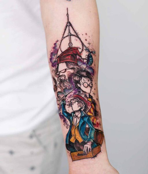 Galerie : des tatouages Harry Potter - Crock'Ink Tatouage Bonneuil